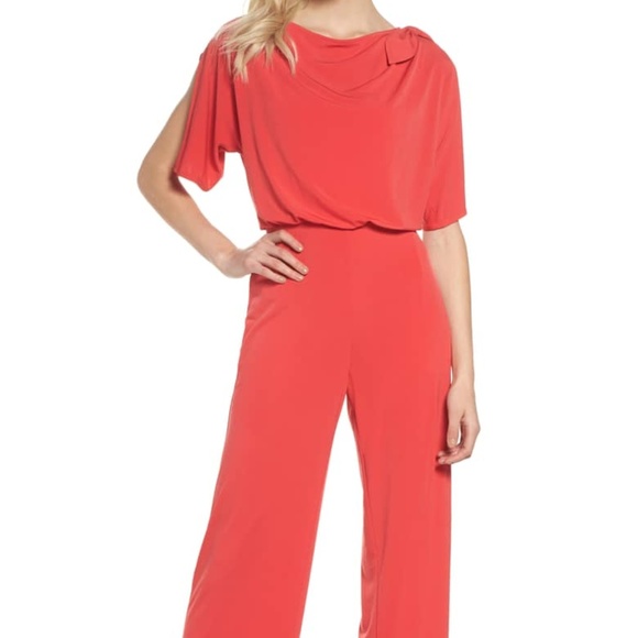 split sleeve jumpsuit